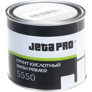 Jeta PRO Грунт-изолятор 1:1, кислотный (компонент А + компонент В). Цвет: темно-желтый 0,4+0,4л